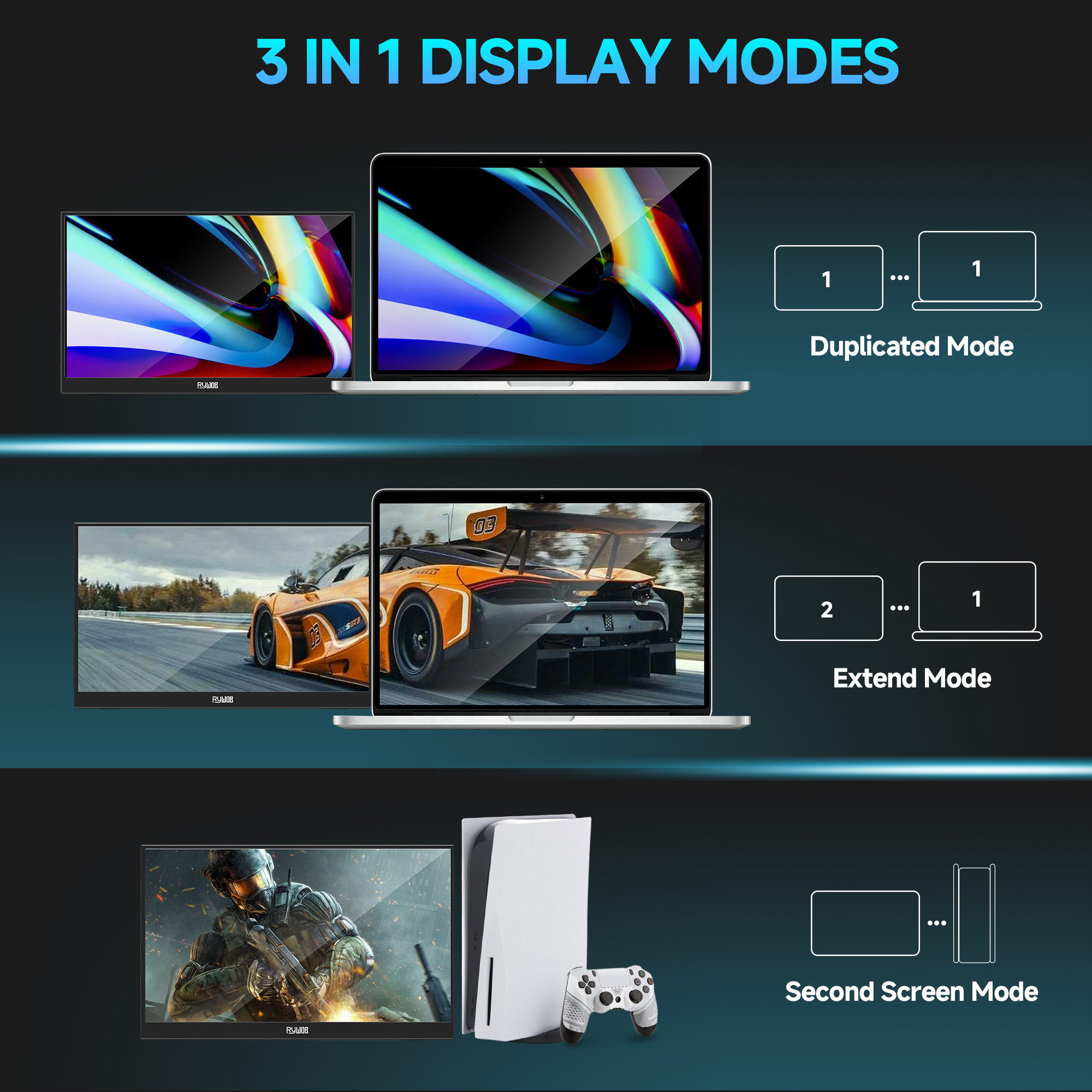15.6inch Portable Gaming Monitor