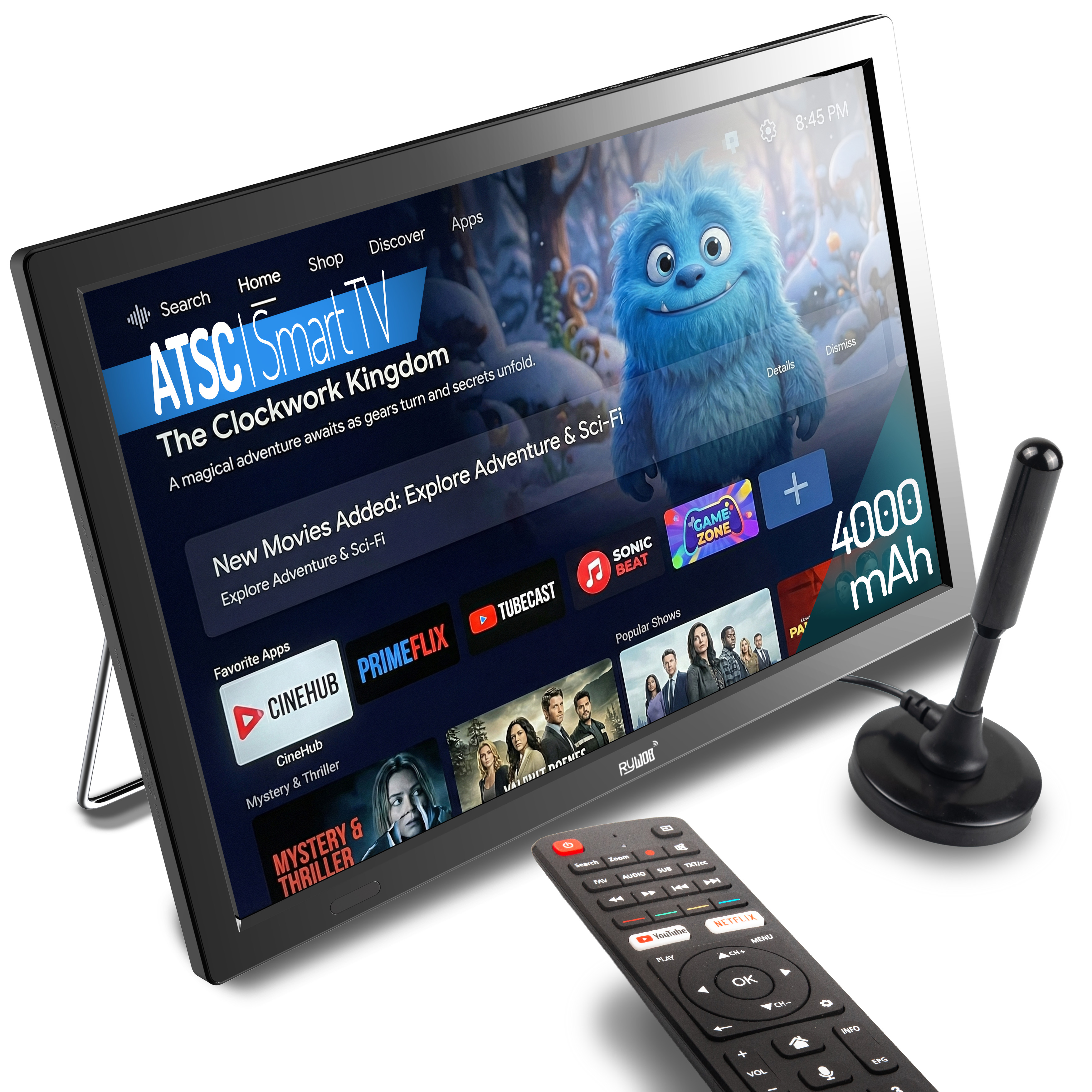 15.6" Small Smart TV