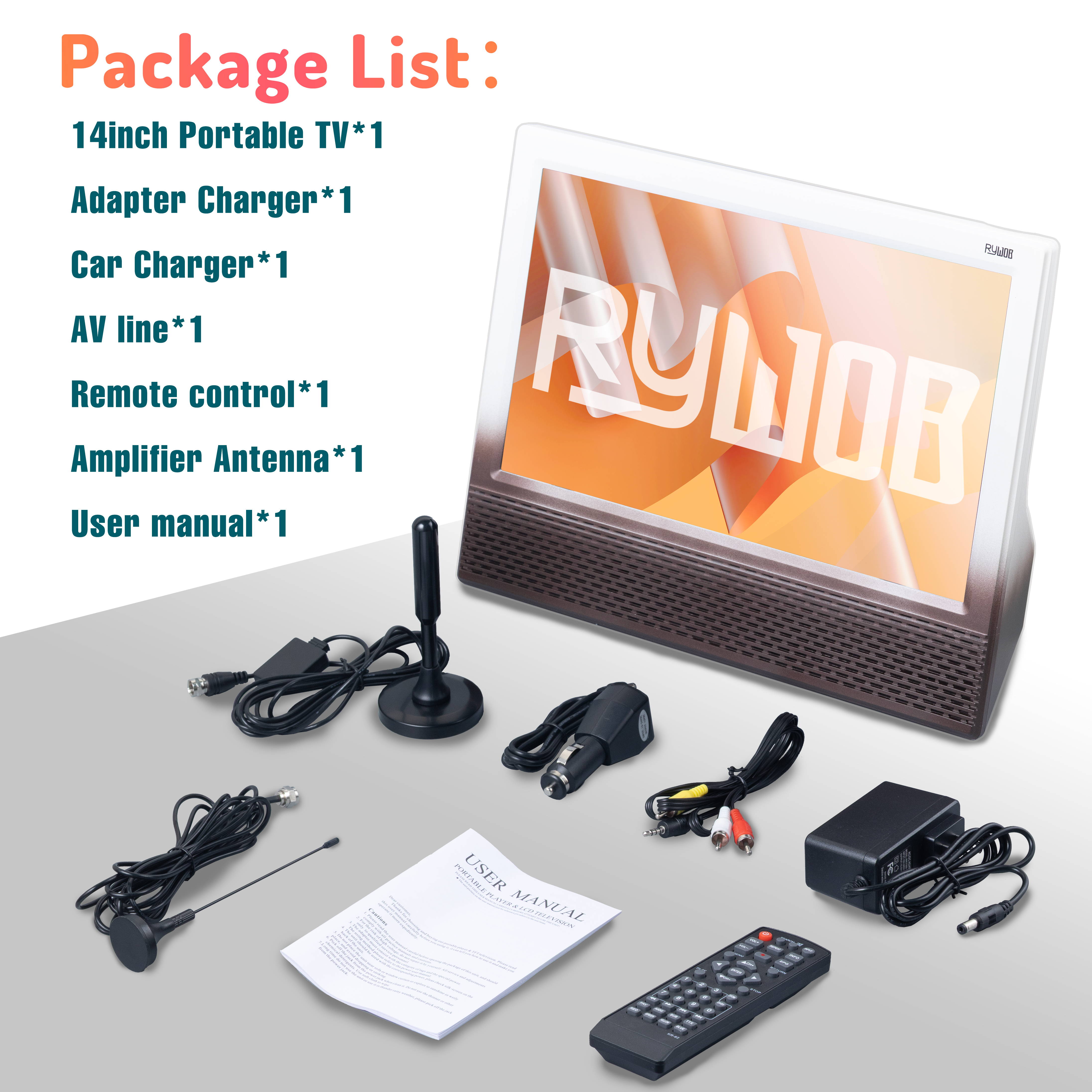 14’’ Portable TV