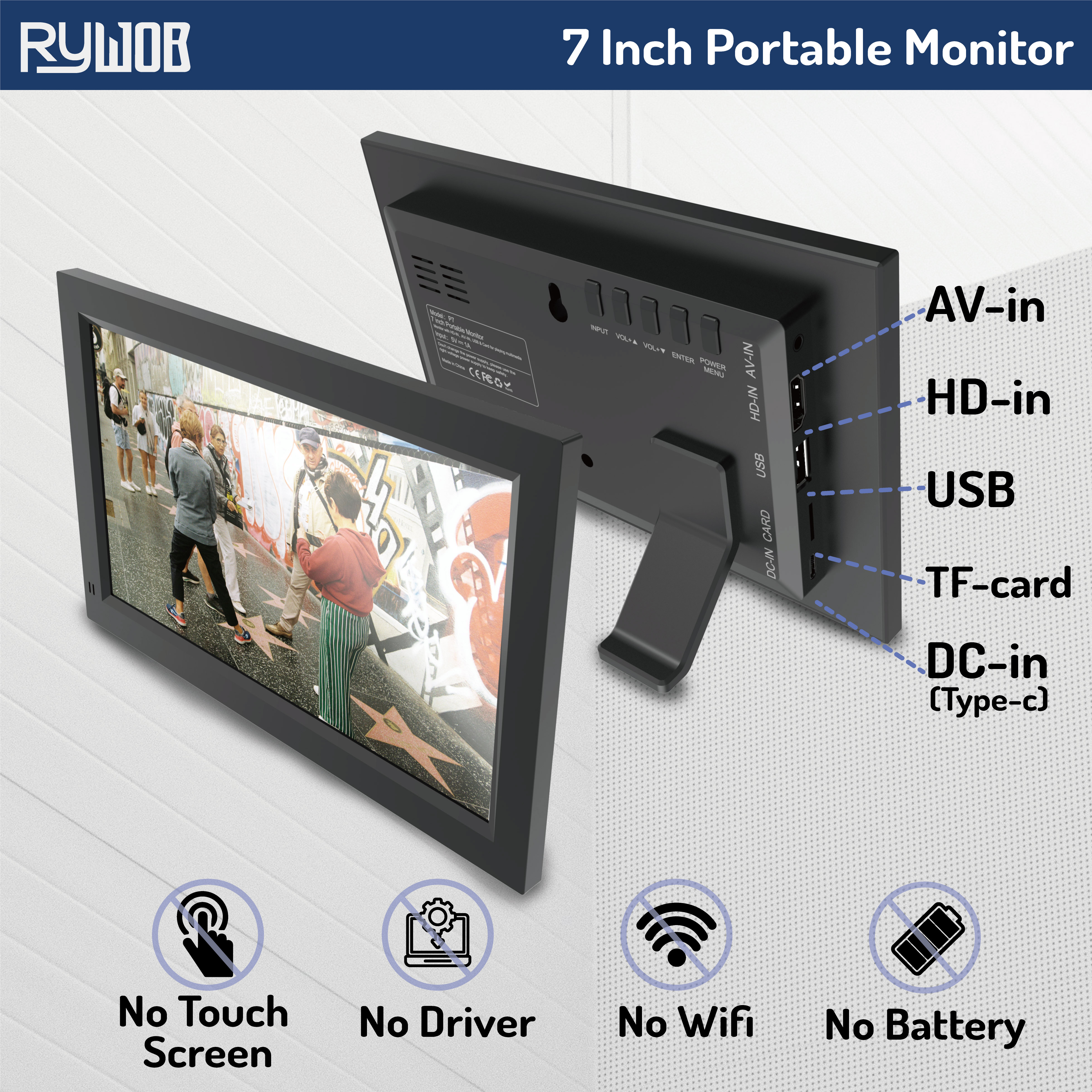 7 Inch Mini Monitor