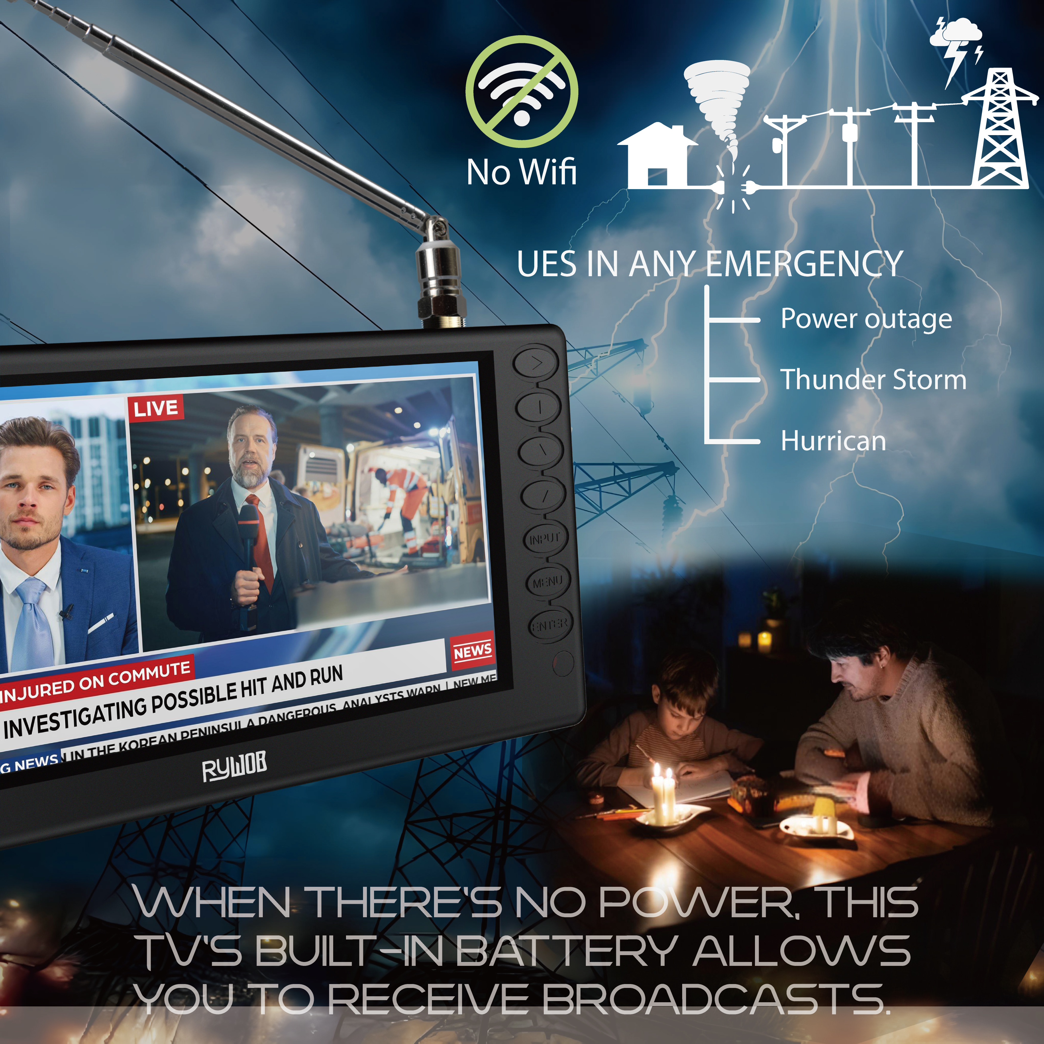 5inch Small Portable TV