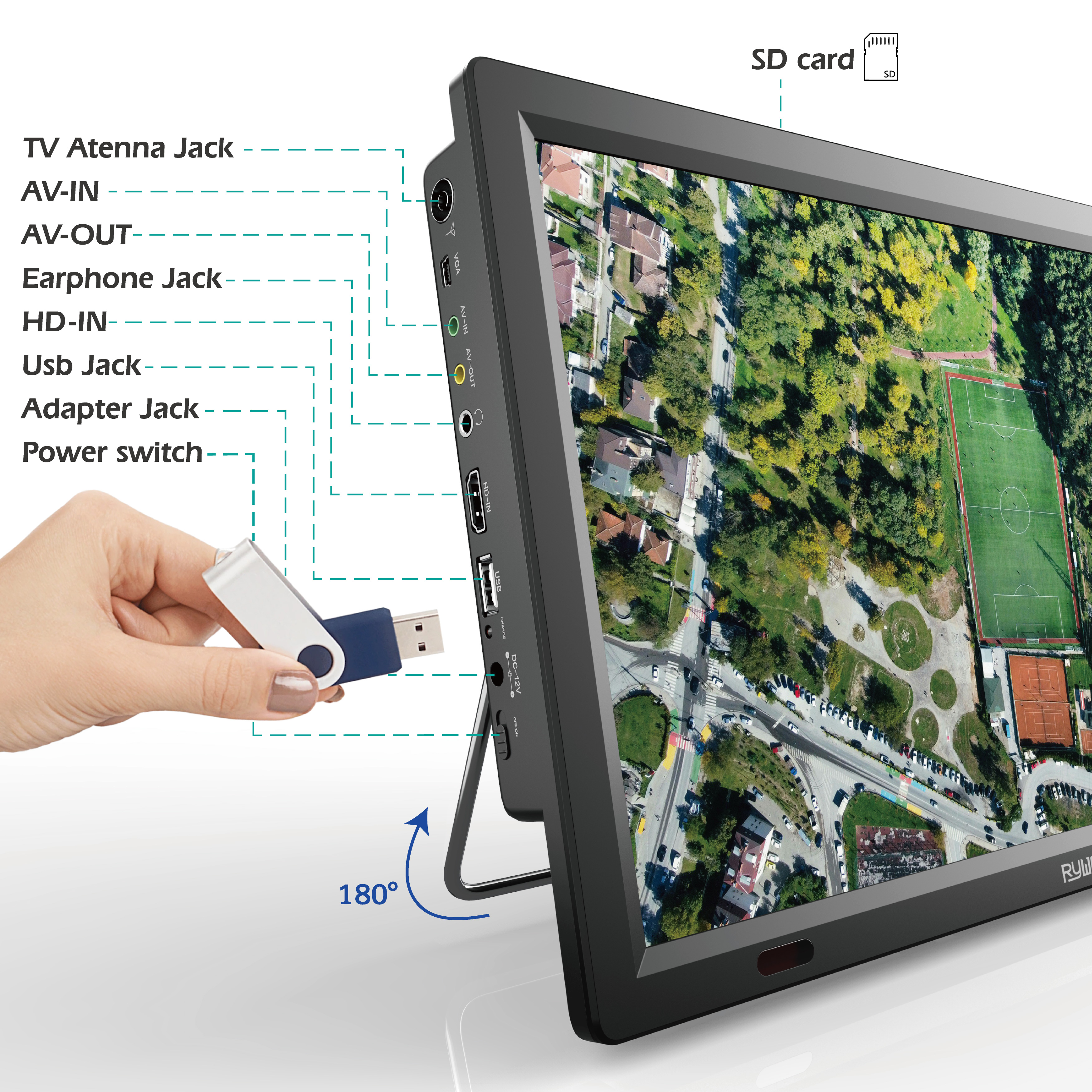 14inch Portable TV