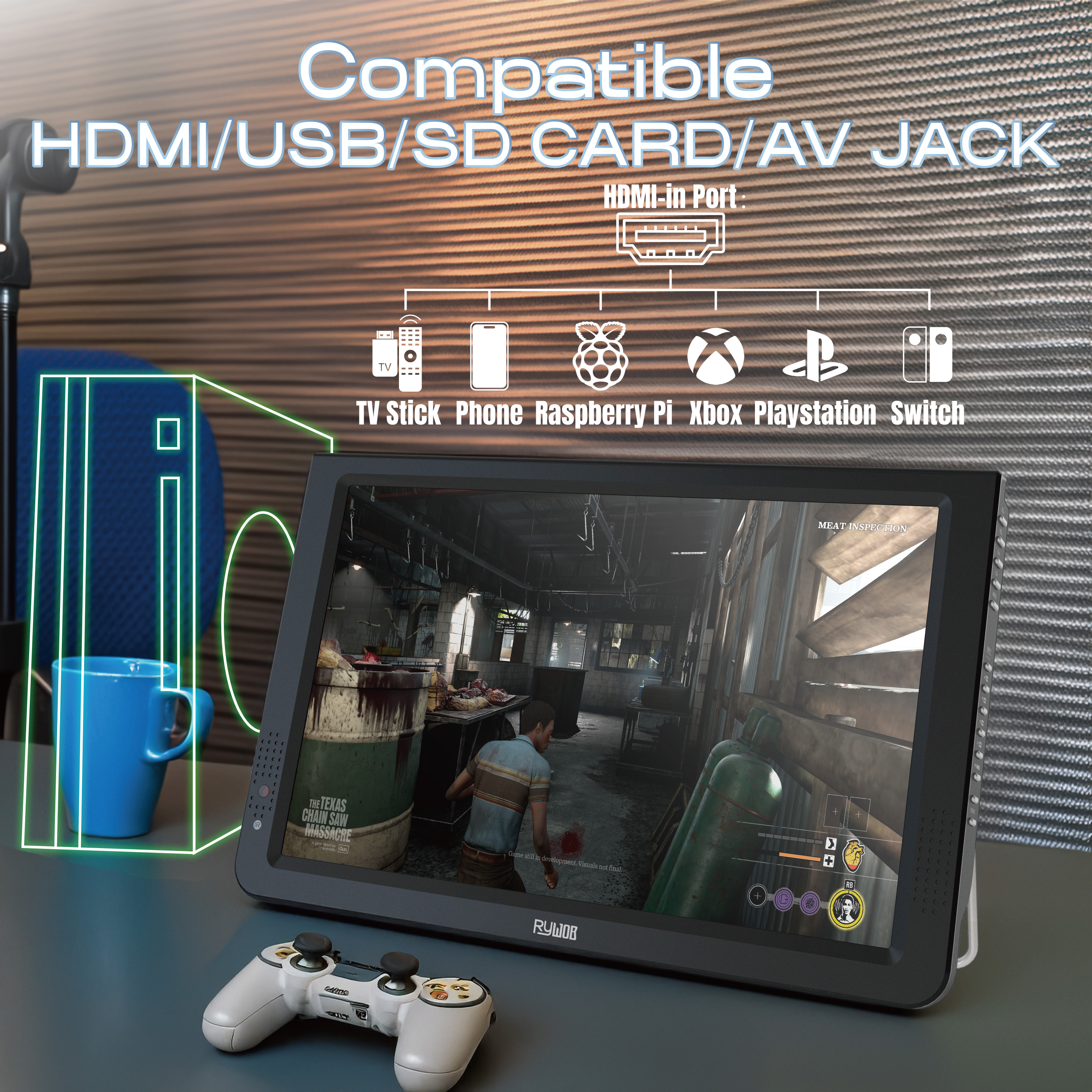 12inch Portable TV