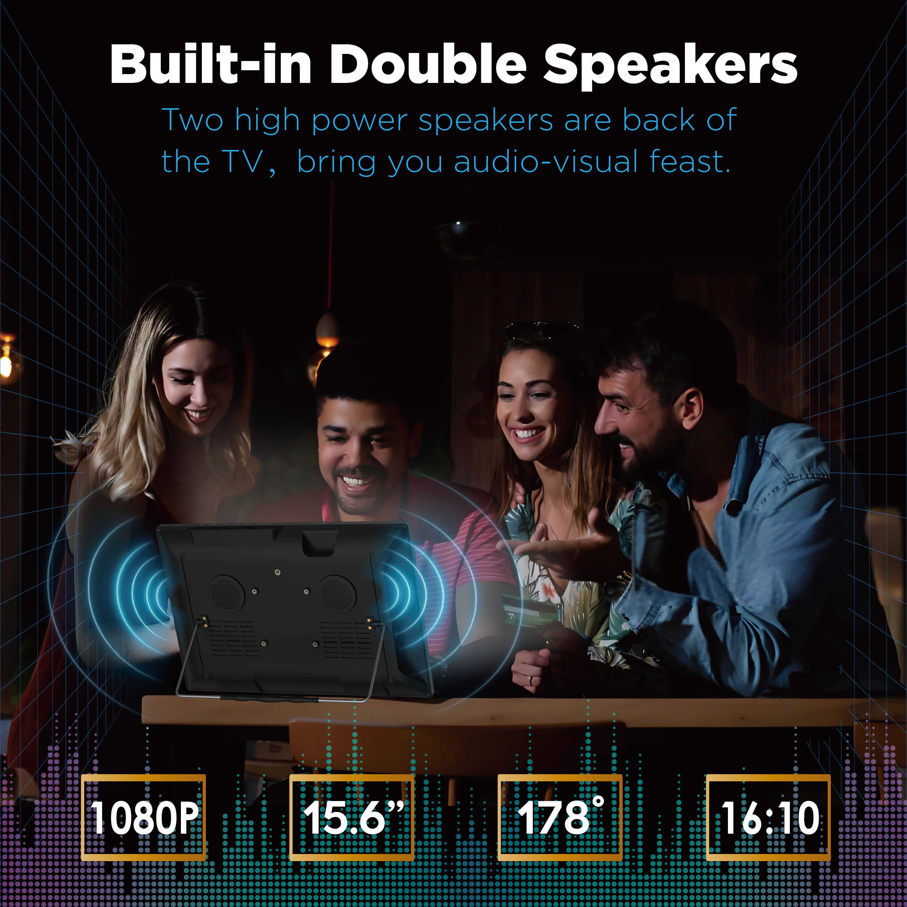 15.6" Portable Digital TV