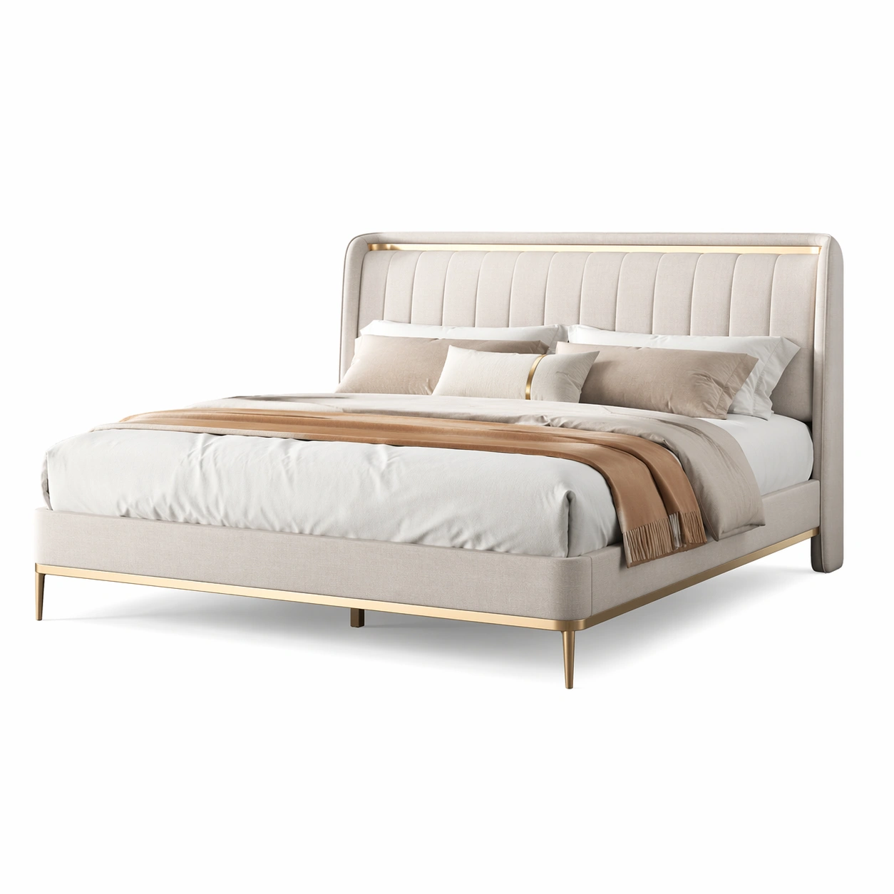 luxverano Polsterbett Luxus mit Metallrahmen-Firoven