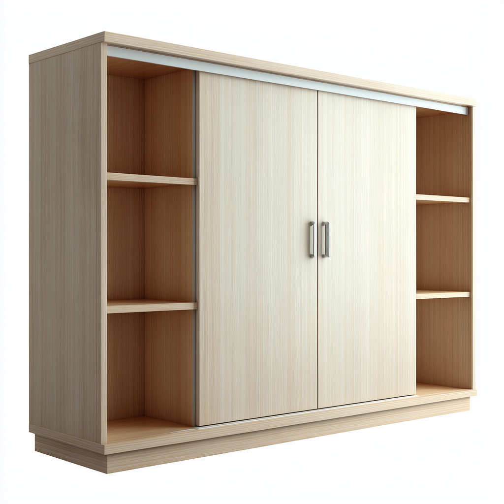 Armoire panneaux MDF 160x45x180 cm - marron - design moderne-Falinzadecor