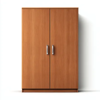 Armoire MDF 80x50x180 cm - Chêne clair - Rangement pour chambre - Design contemporain-Falinzadecor