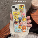 Kolorowe M&M's (przezroczysta obwódka)