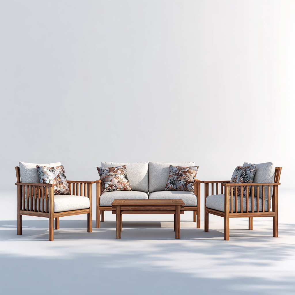 Canapé d'extérieur bois 180x75x80 cm - Bois naturel - Assise de jardin - Design contemporain-Tadiadwell