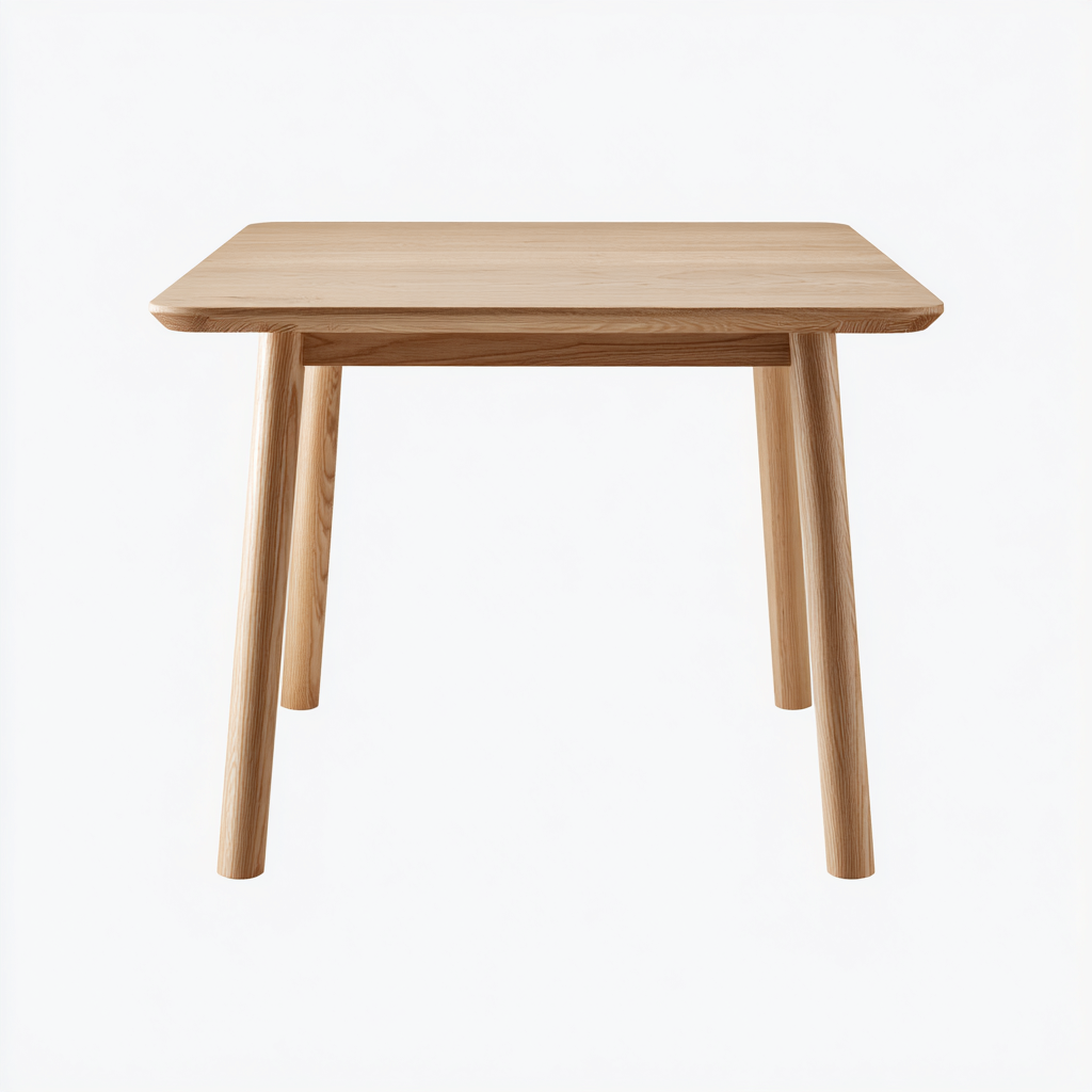 Table de jardin bois massif 140x80x75 cm - bois clair - table extérieure au design naturel-Loviazinest