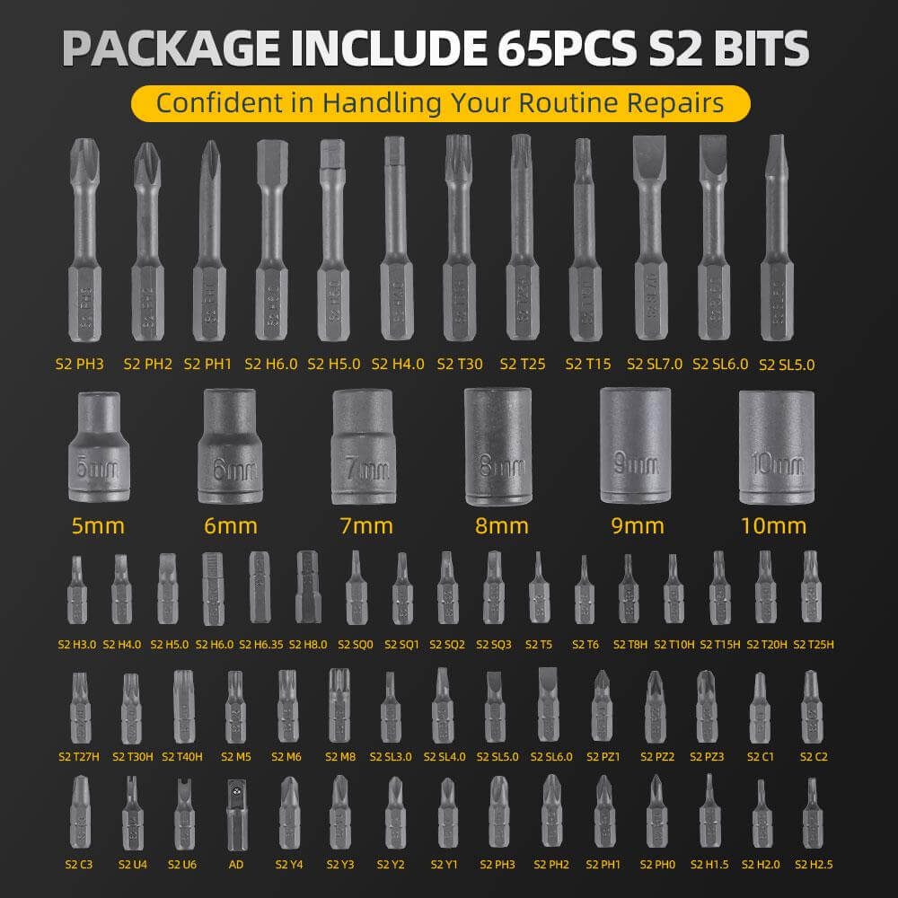 Hanboost 69 In 1 Ratchet Screwdriver Set