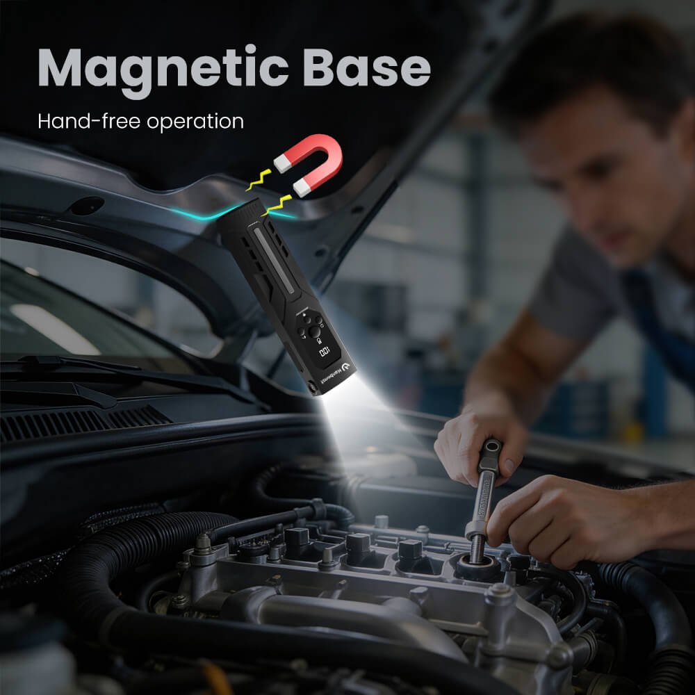 Hanboost 7 In 1 Multifunctional EDC Flashlight for Outdoor Camping