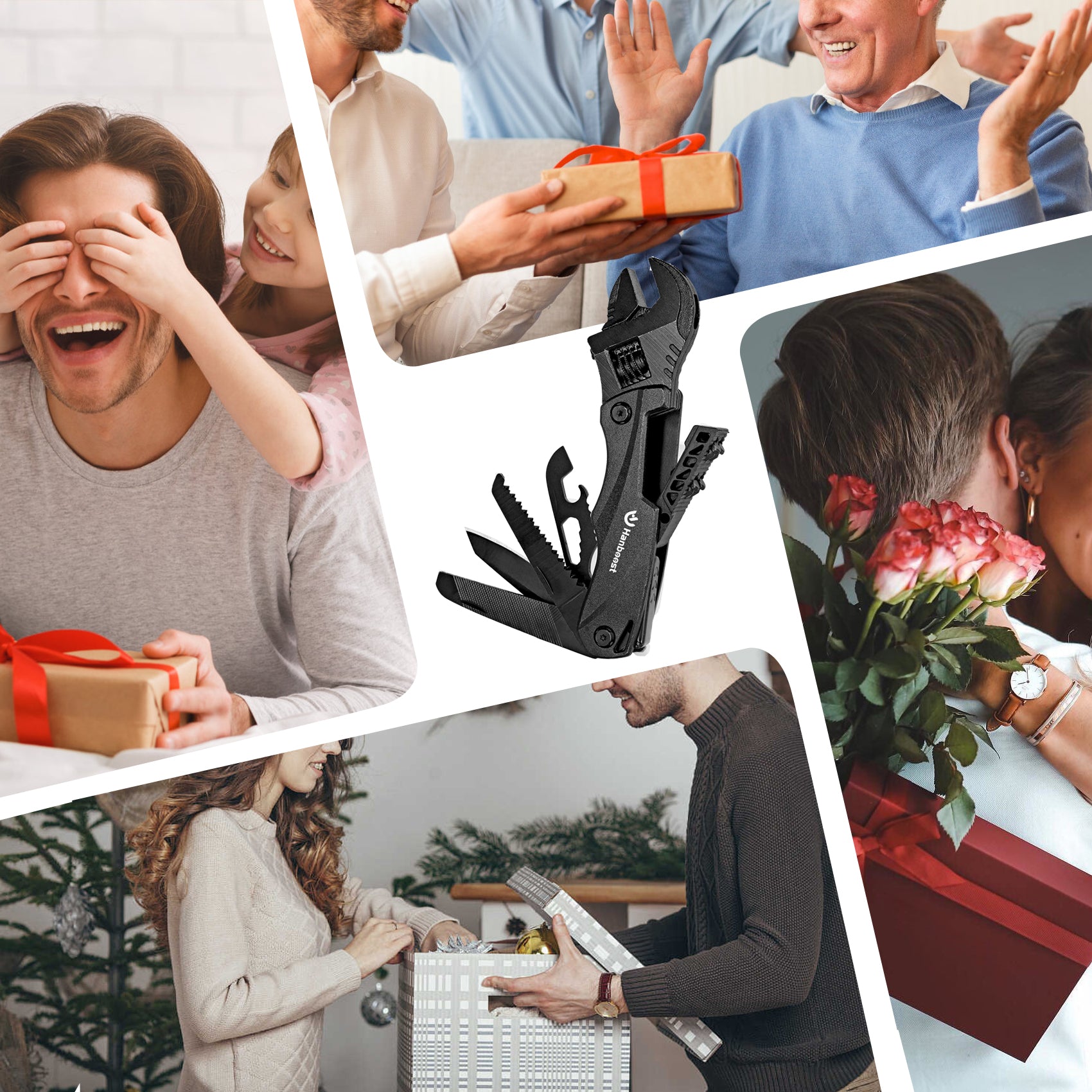 Hanboost 12 In 1 Multitool Wrench  EDC Gadget for Outdoor Camping