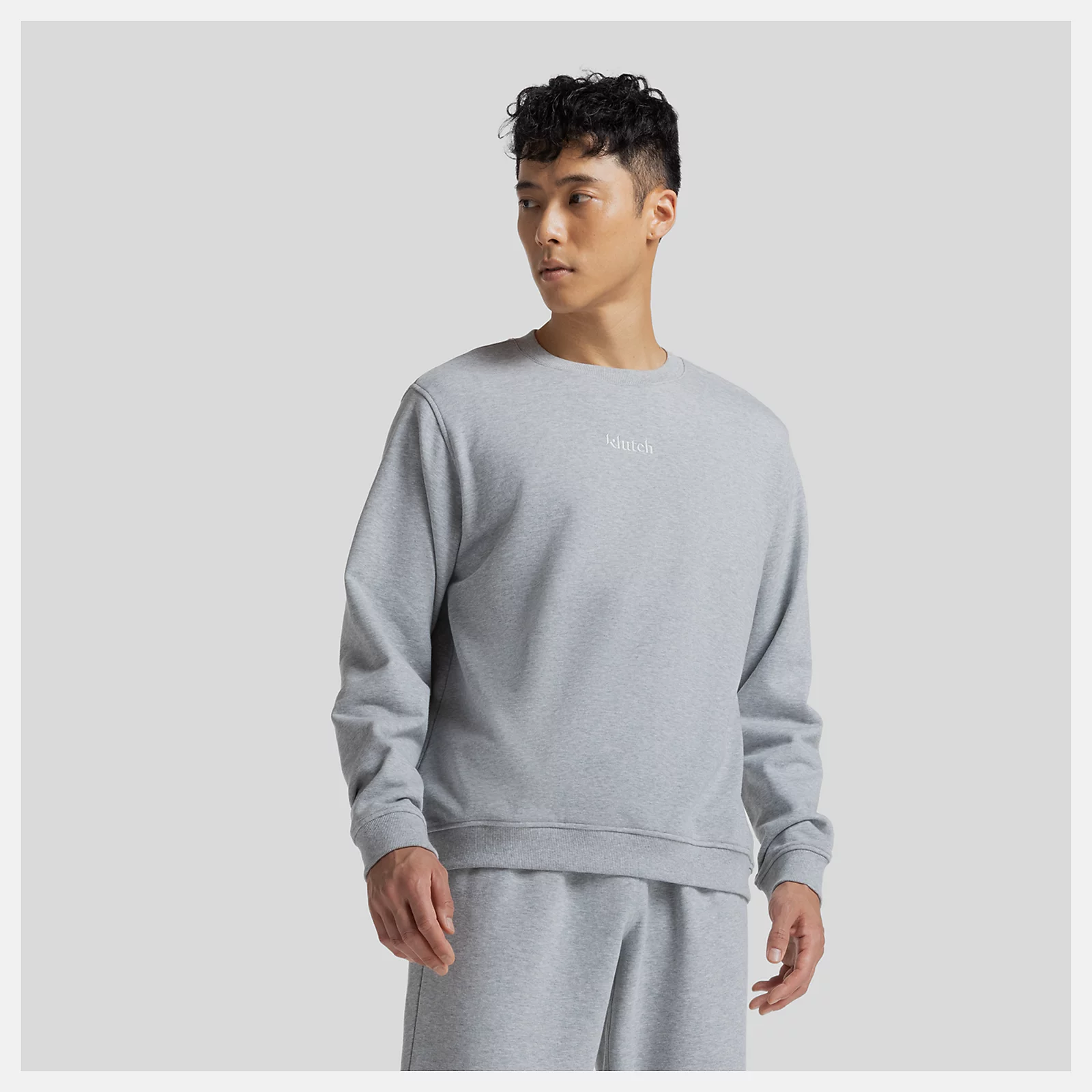 Klutch X NBコットンスウェットクルーネック（裏毛）