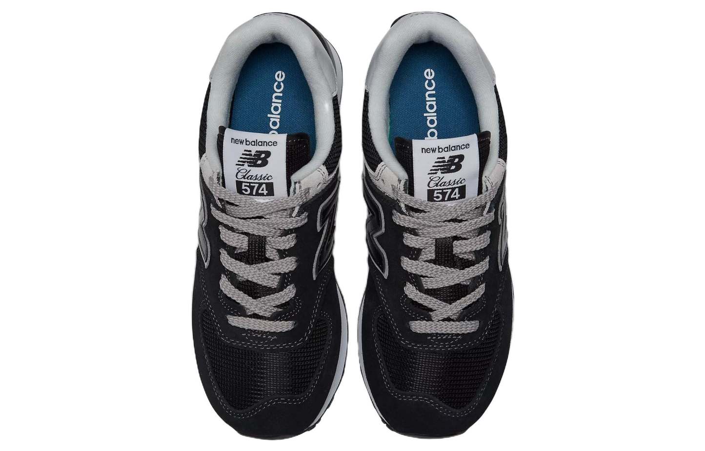 (WMNS) New balatthhnce 574 Standard 'Core Pack - Black White'
