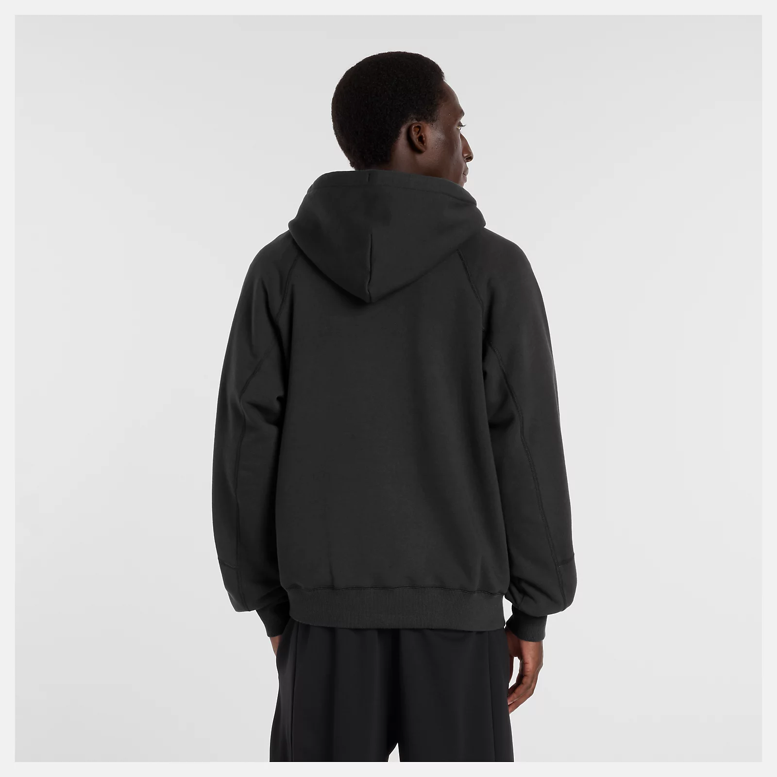 NB GREY レギュラーフィットフーディ