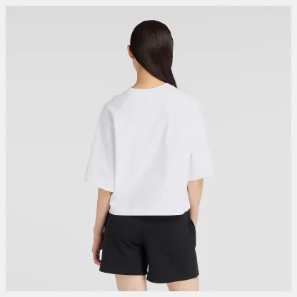 ウォーターカラーピンクボクシーTシャツ