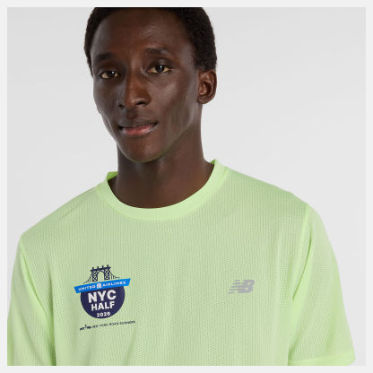 United Airlines NYC HalfハーフメンズアスレチックスTシャツ