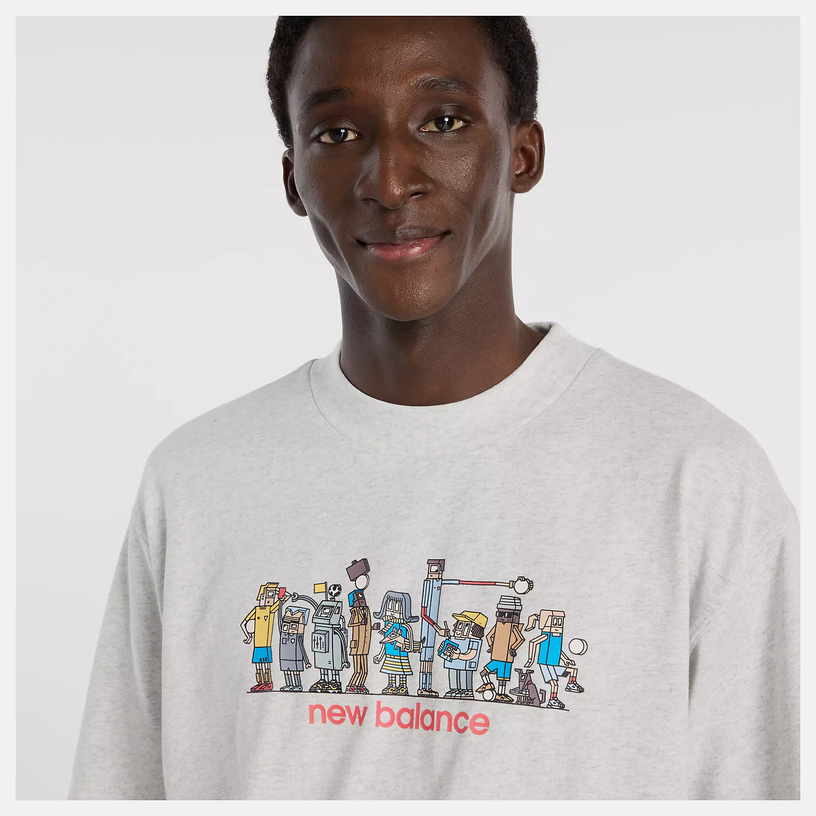 Ghica ラインアップオーバーサイズTシャツ