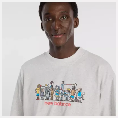 Ghica ラインアップオーバーサイズTシャツ