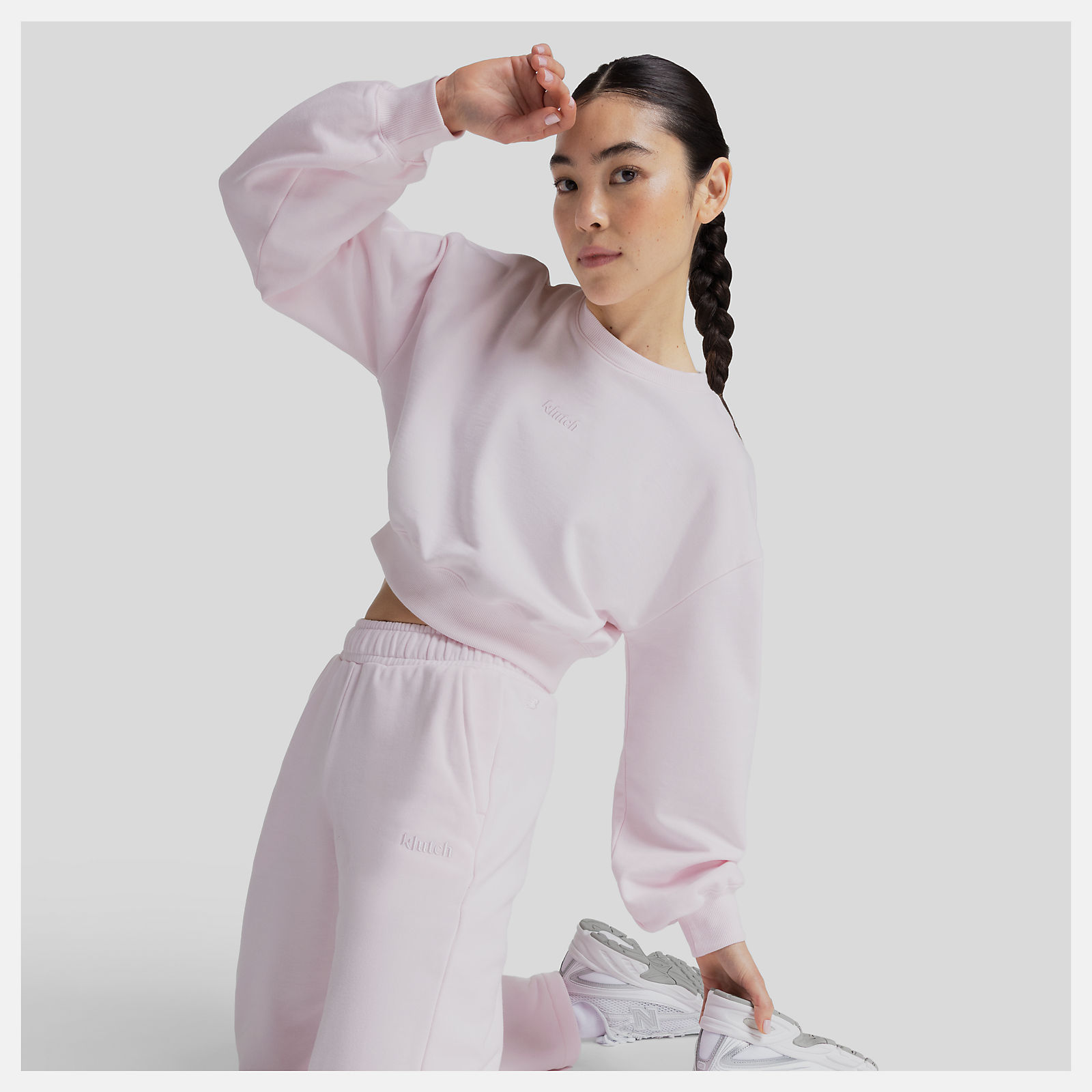 Klutch X NBコットンフリースクルーネック