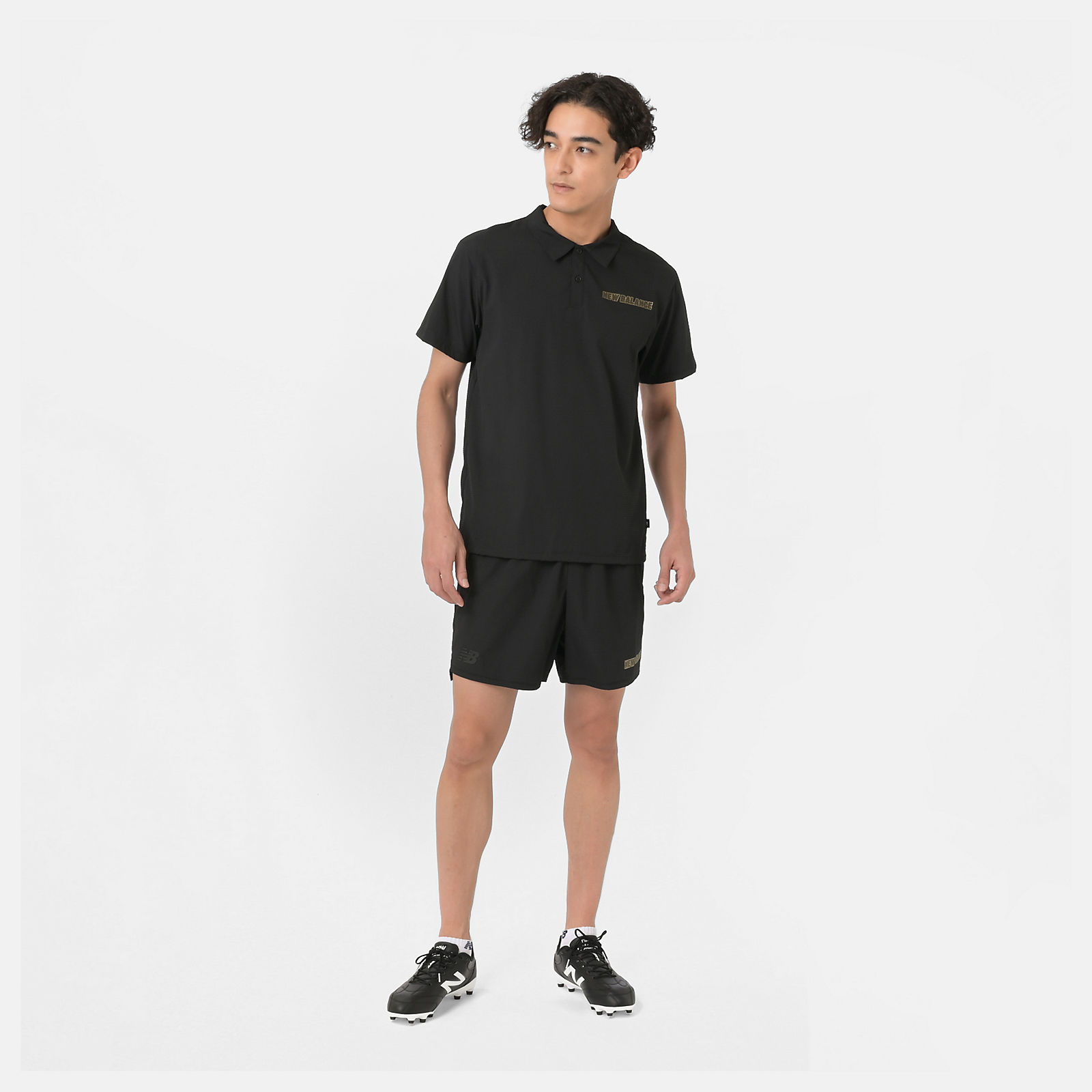 Black Out シアサッカーショートスリーブポロシャツ