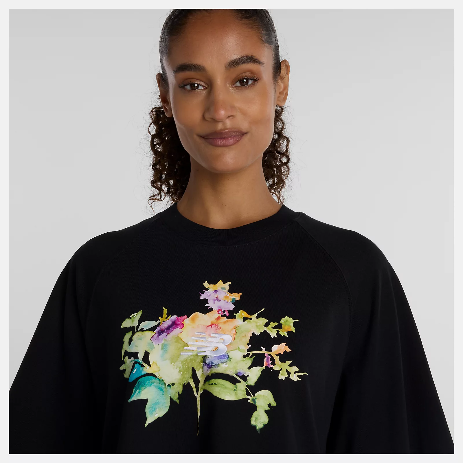 ウォーターカラーマルチボクシーTシャツ