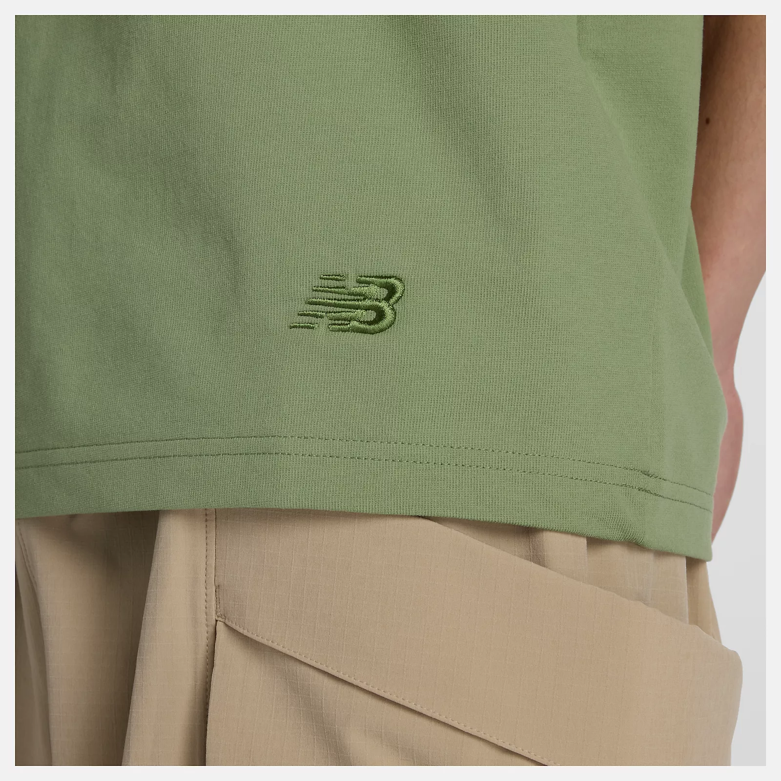 NB GREY ポケットTシャツ