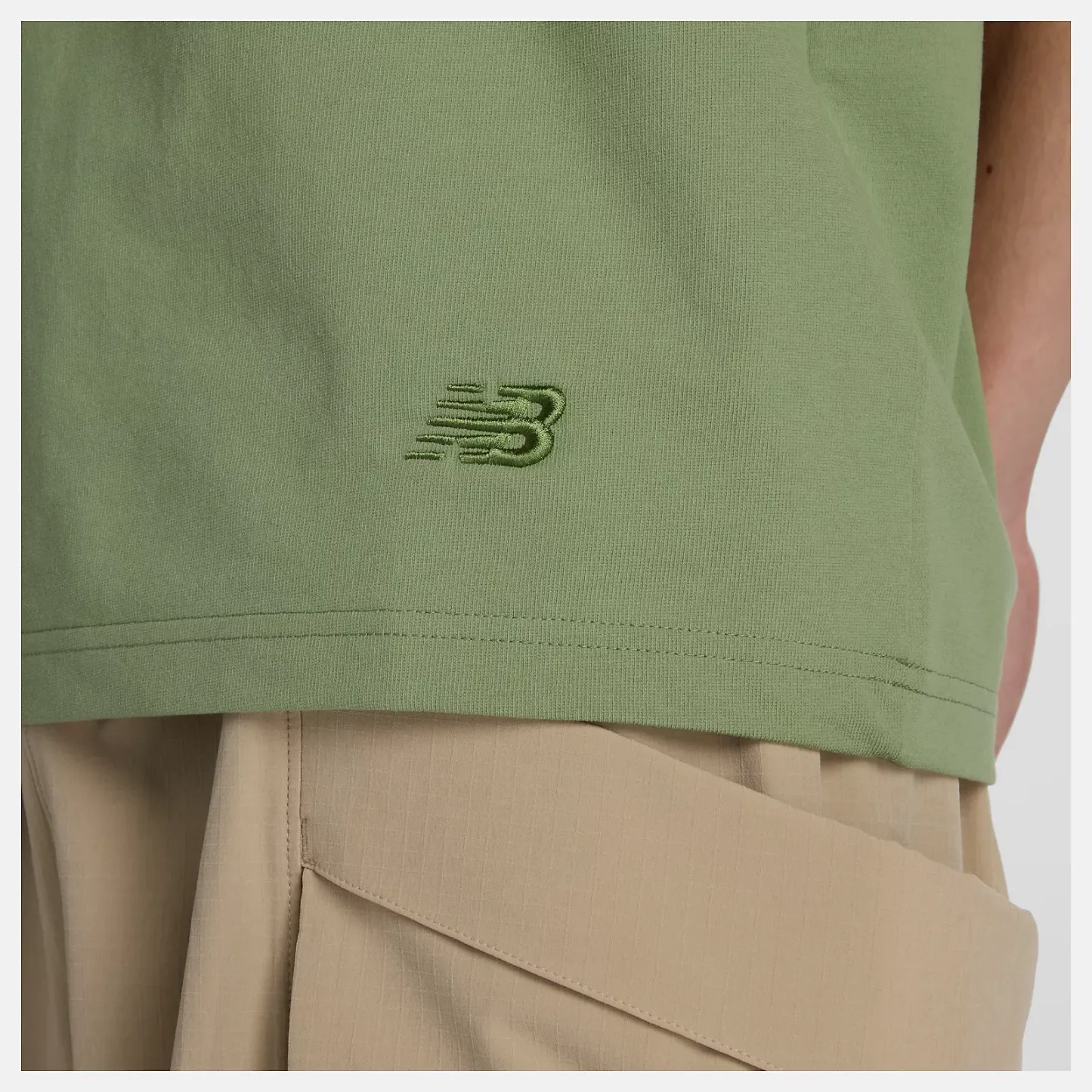 NB GREY ポケットTシャツ