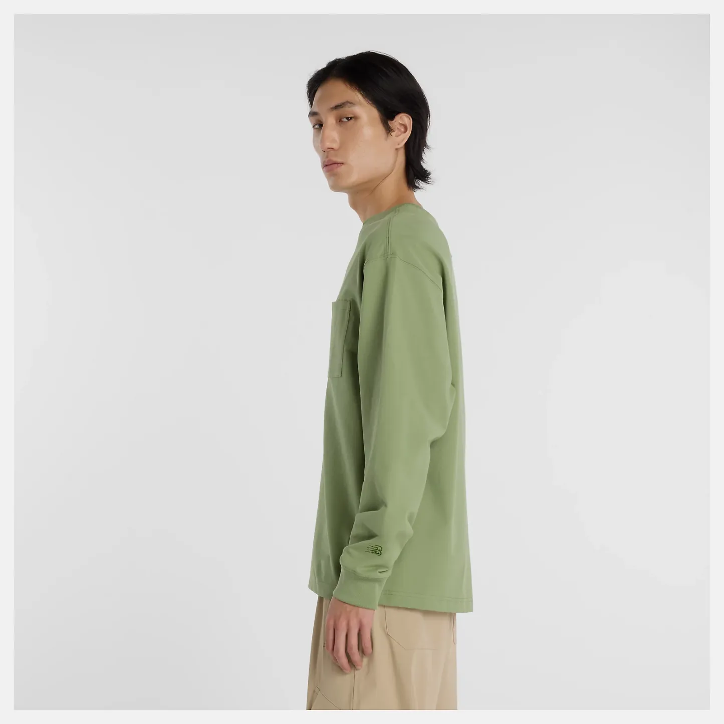NB GREY ポケット長袖