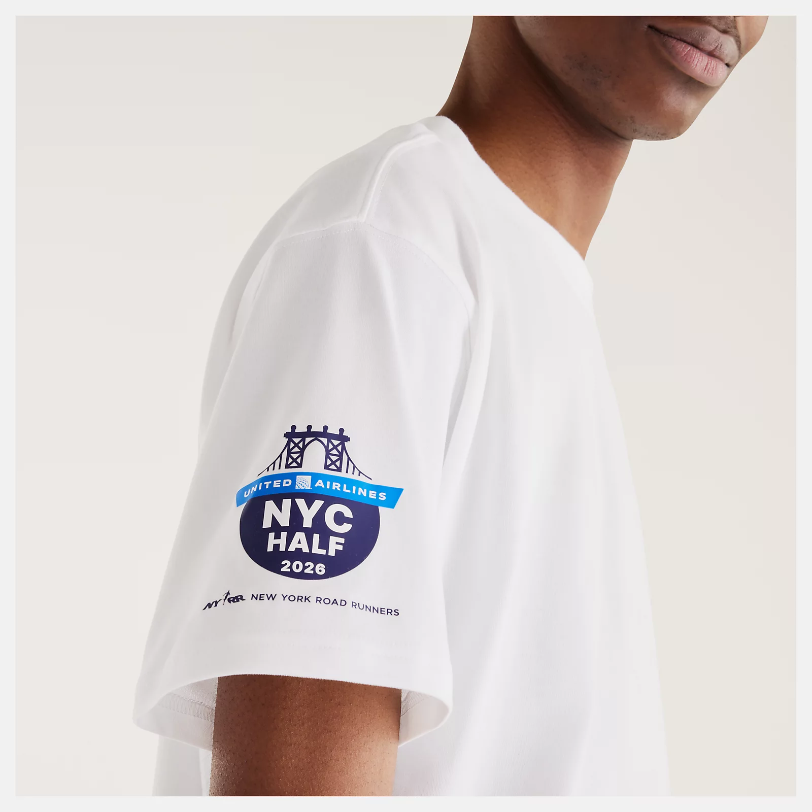 United Airlines NYC HalfハーフメンズグラフィックTシャツ3