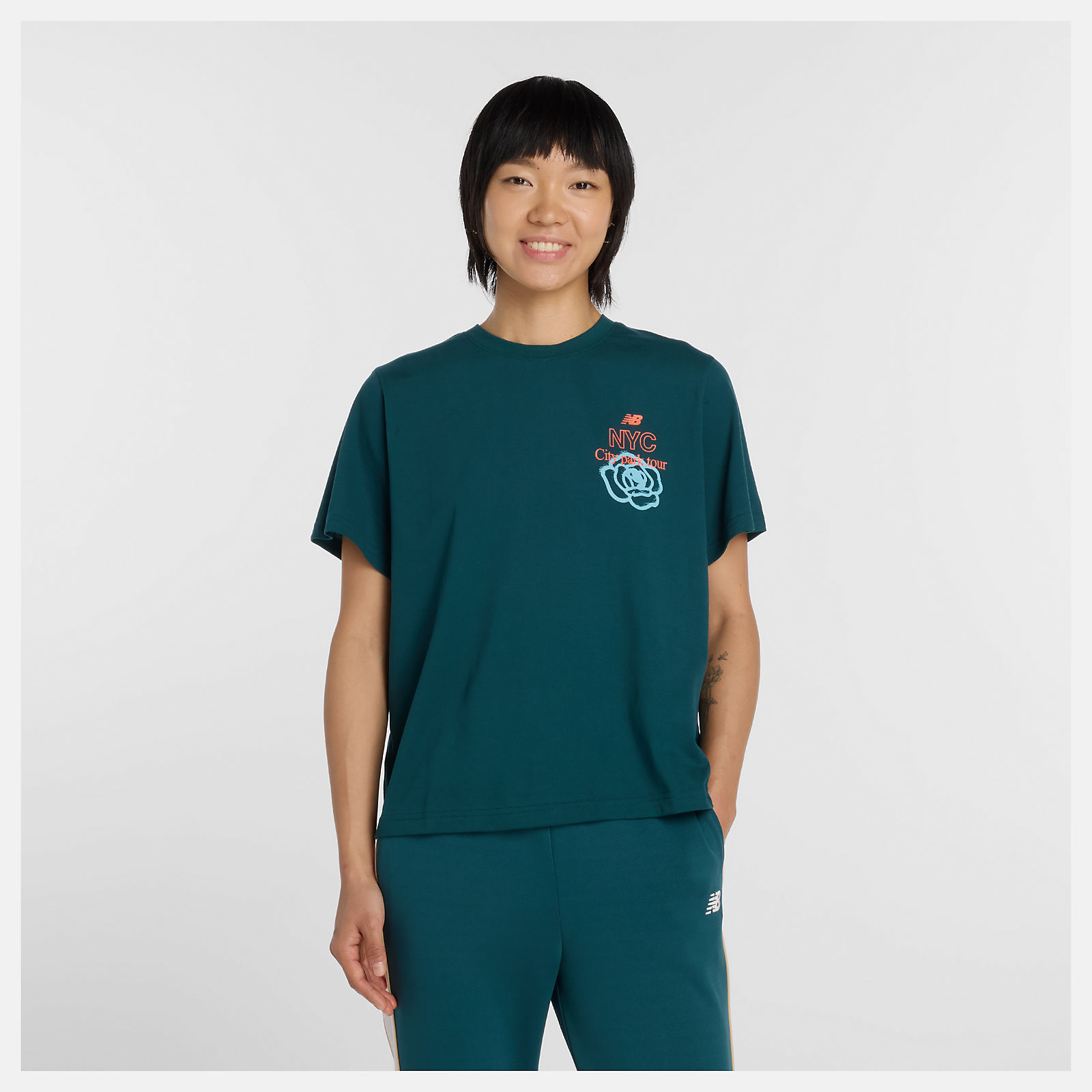 NYシティランリラックスTシャツ