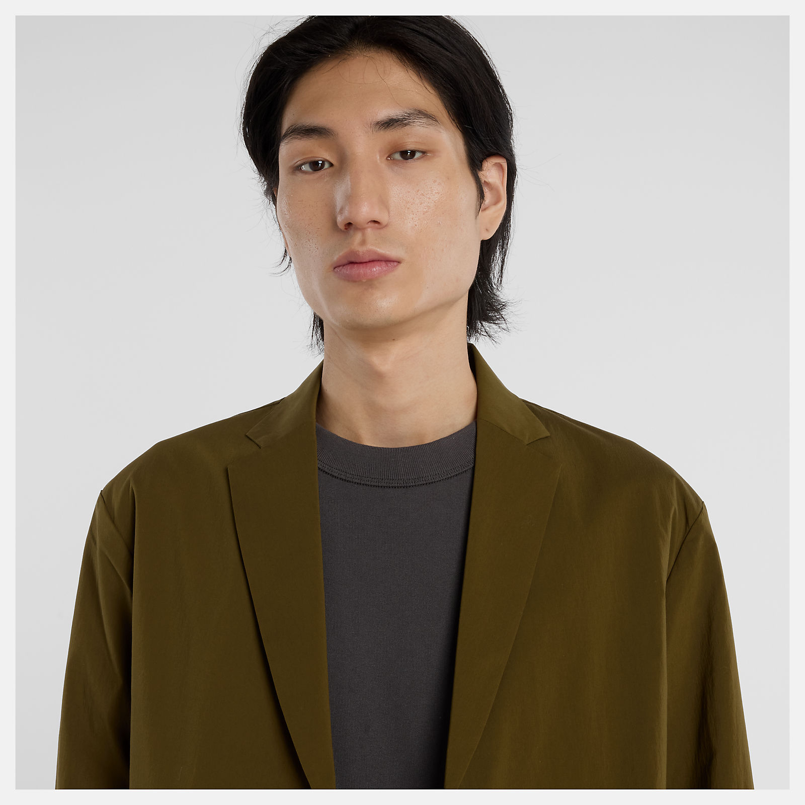 NB GREY シングルジャケット