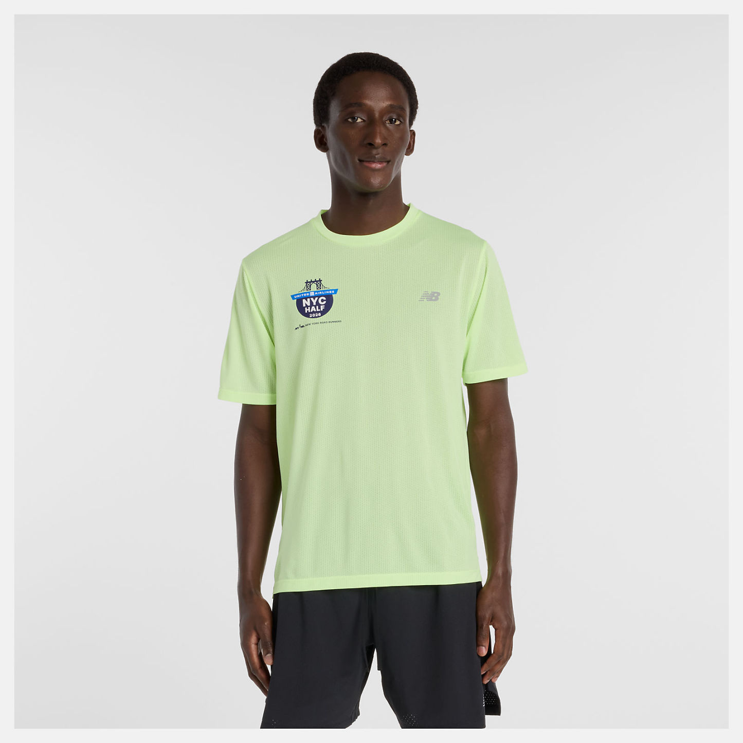 United Airlines NYC HalfハーフメンズアスレチックスTシャツ
