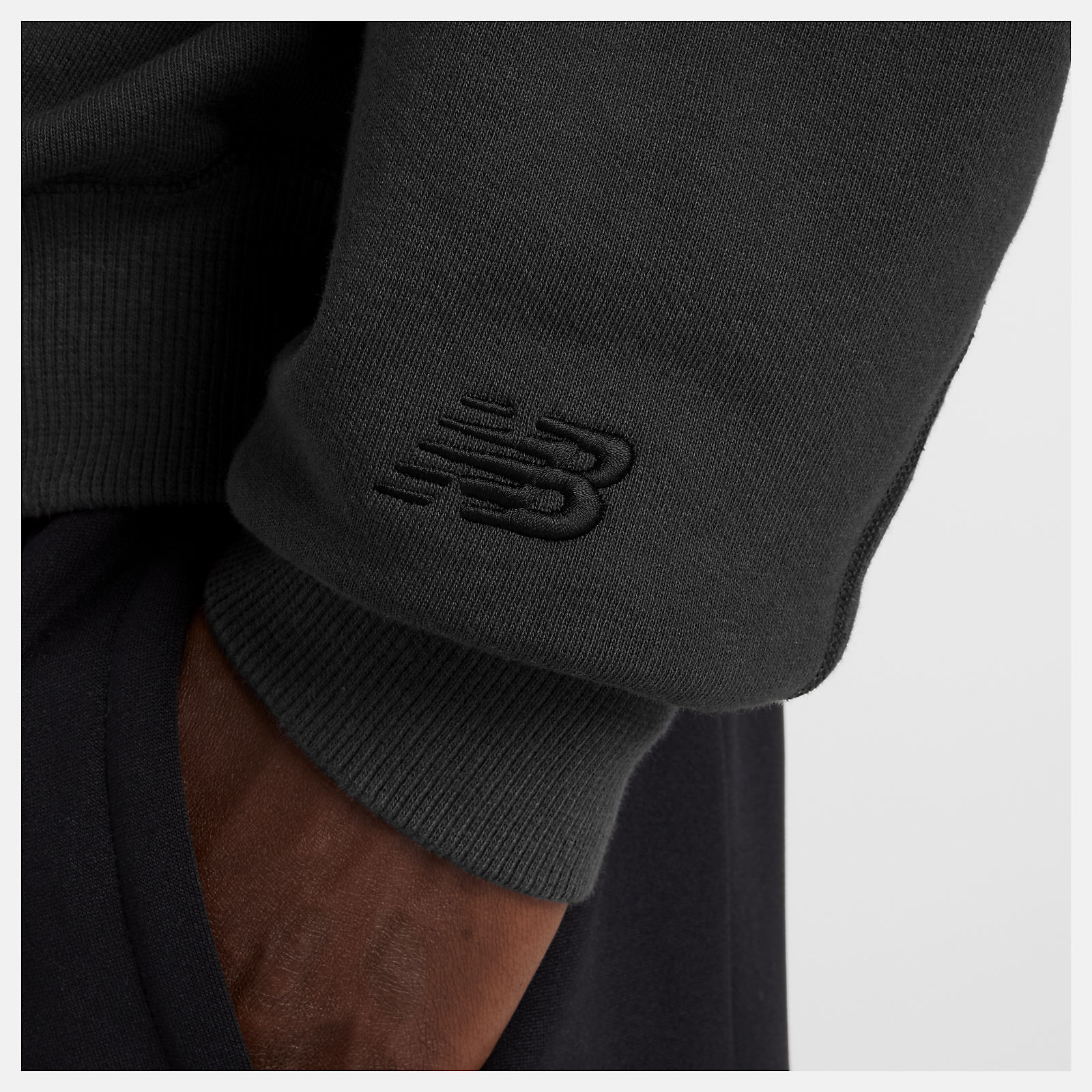 NB GREY レギュラーフィットフーディ