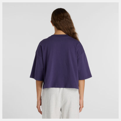 Athletics プレミアムチェストロゴ クロップショートスリーブTシャツ