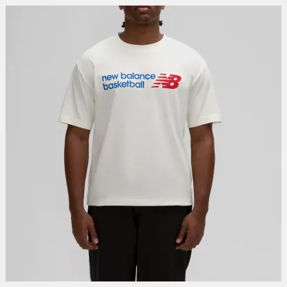 バスケットボールロゴグラフィックTシャツ