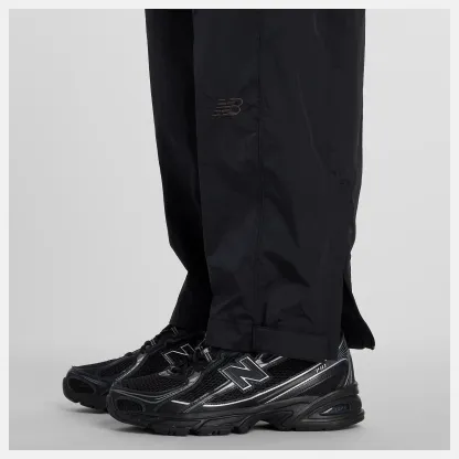 NB GREY ナイロンワイドテーパードパンツ