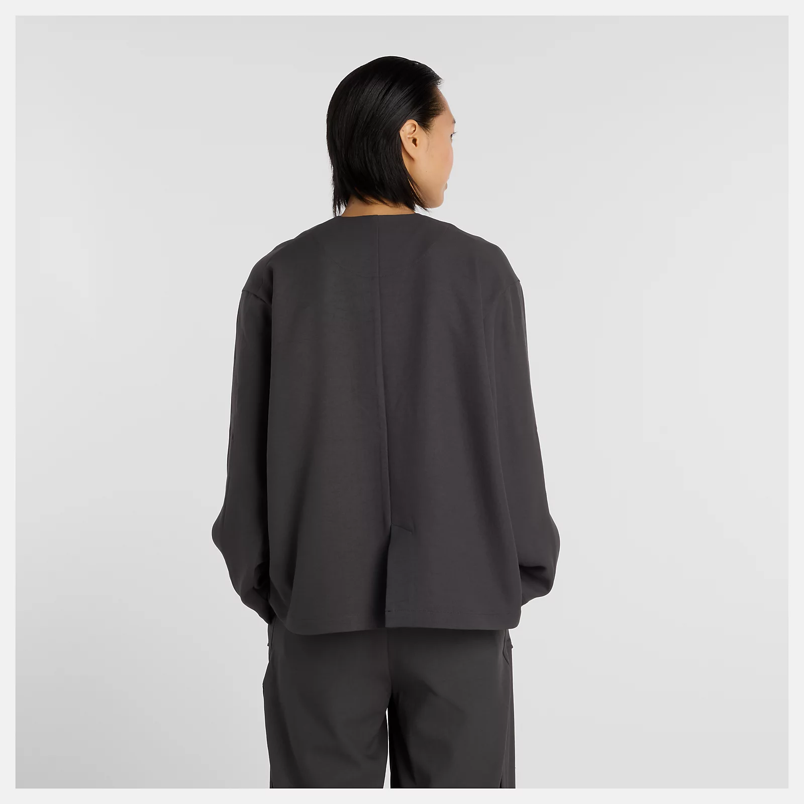 NB GREY ノーカラージャケット
