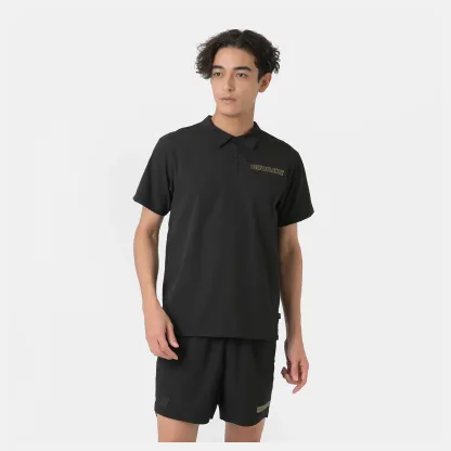 Black Out シアサッカーショートスリーブポロシャツ