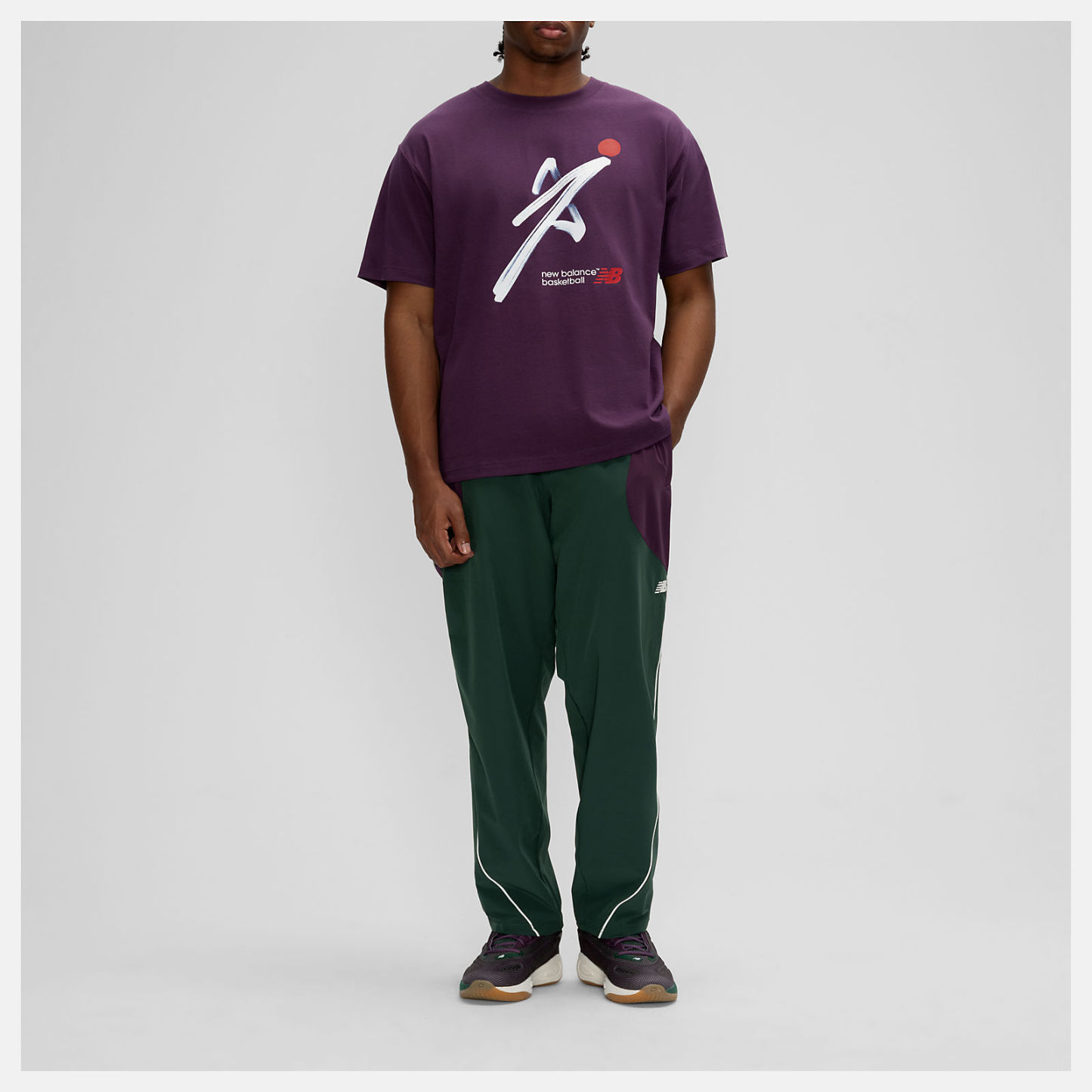 バスケットボールペイントTシャツ