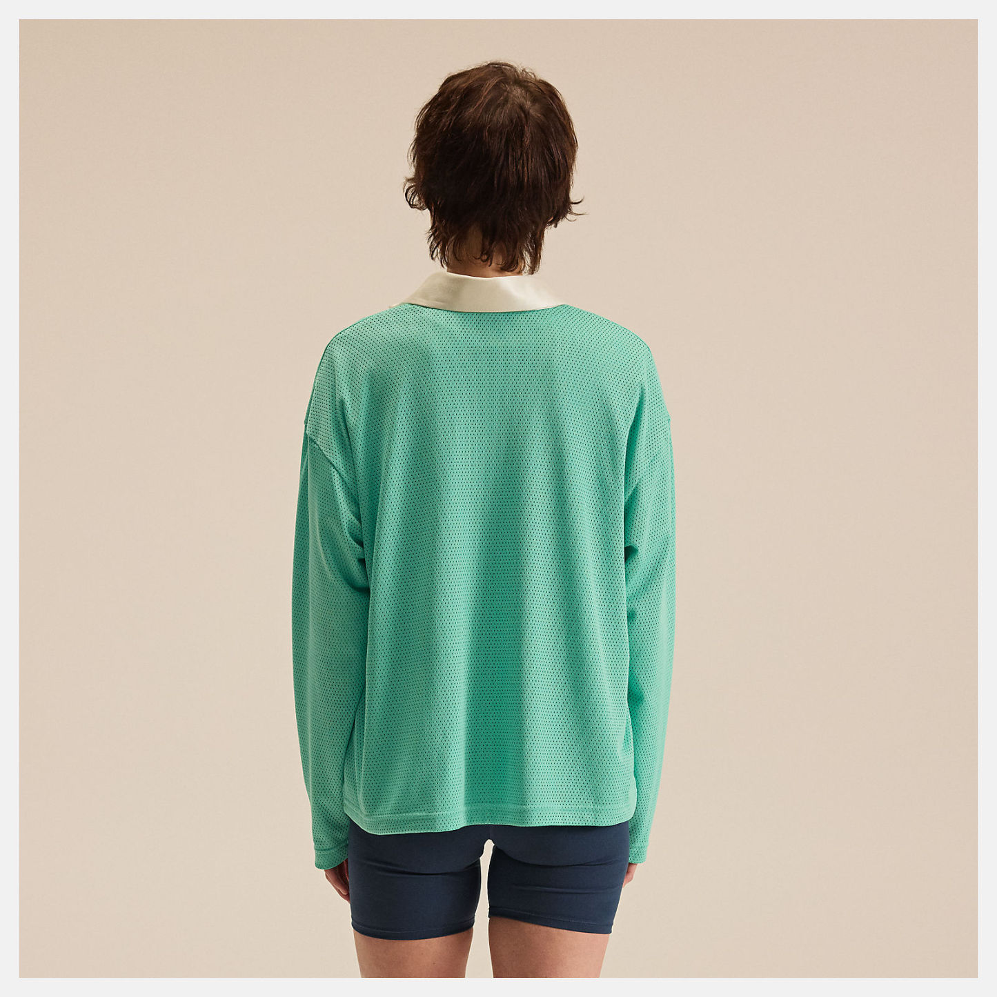 AO26 メッシュロングスリーブシャツ