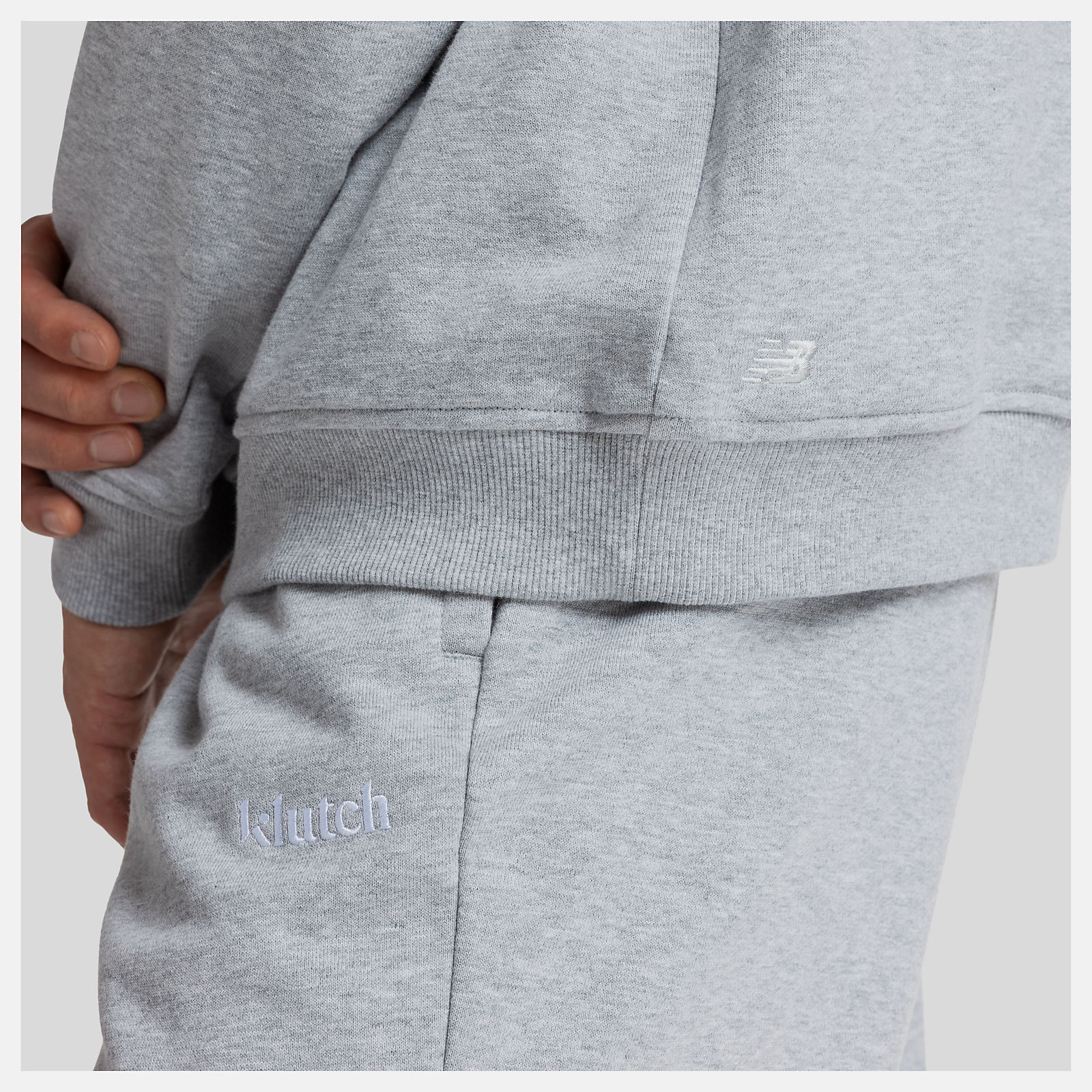Klutch X NBコットンスウェットクルーネック（裏毛）
