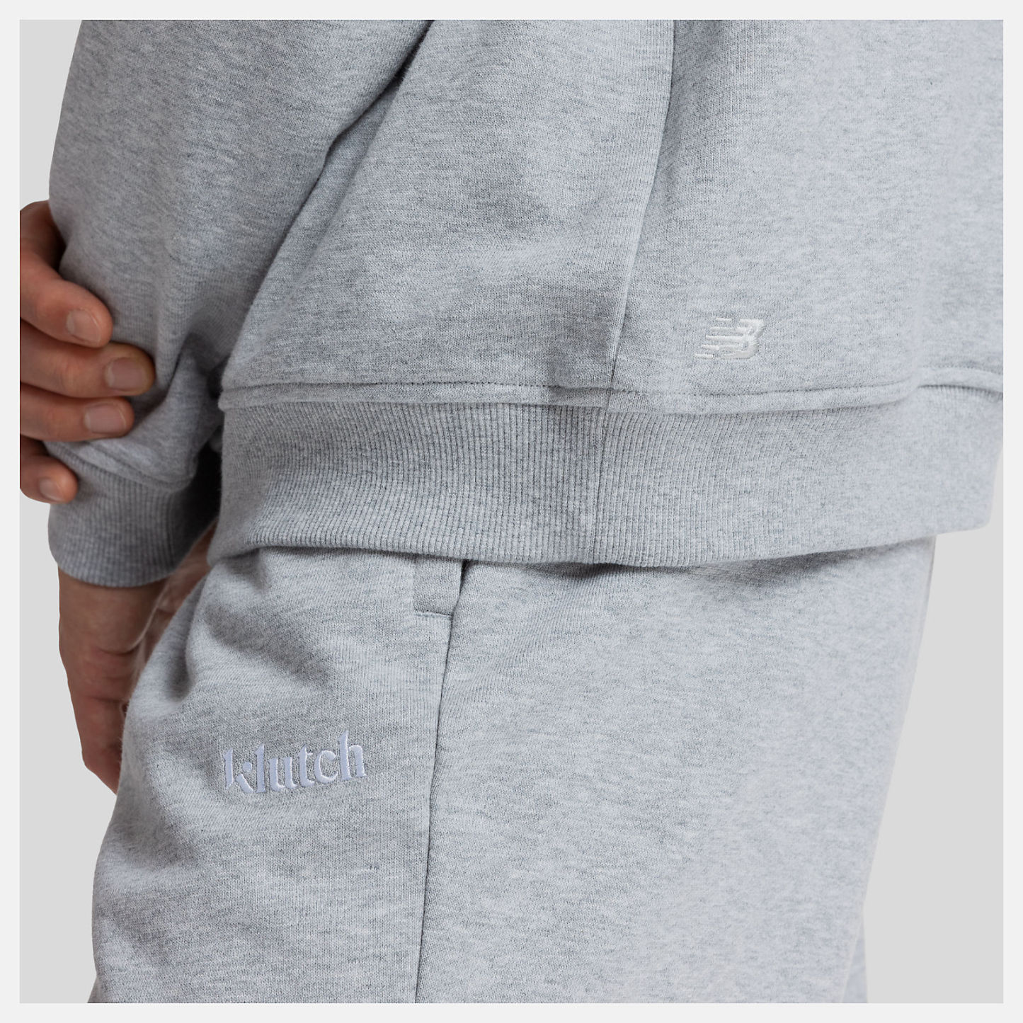 Klutch X NBコットンスウェットクルーネック（裏毛）
