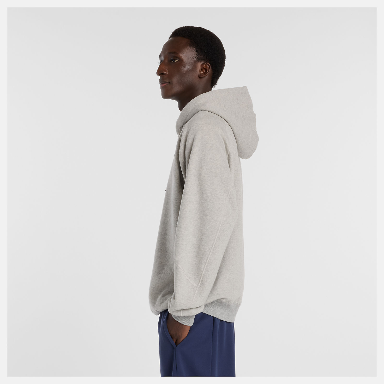 NB GREY オーバーサイズフーディ