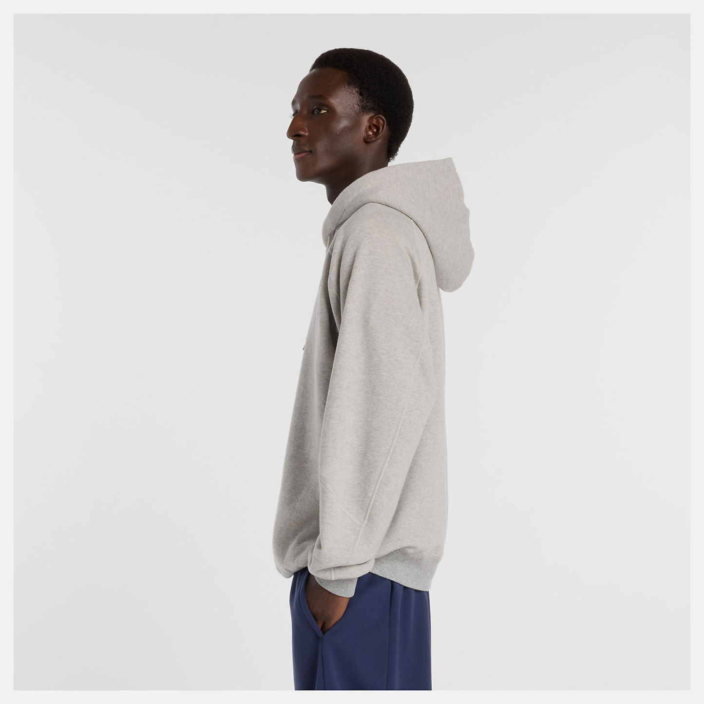 NB GREY オーバーサイズフーディ