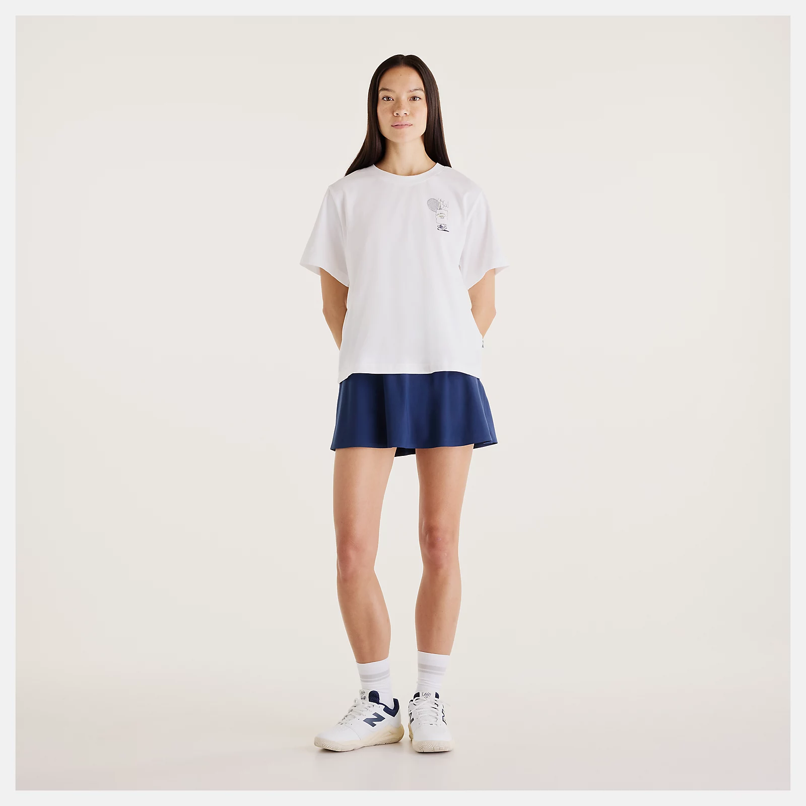 テニスグラフィックTシャツ