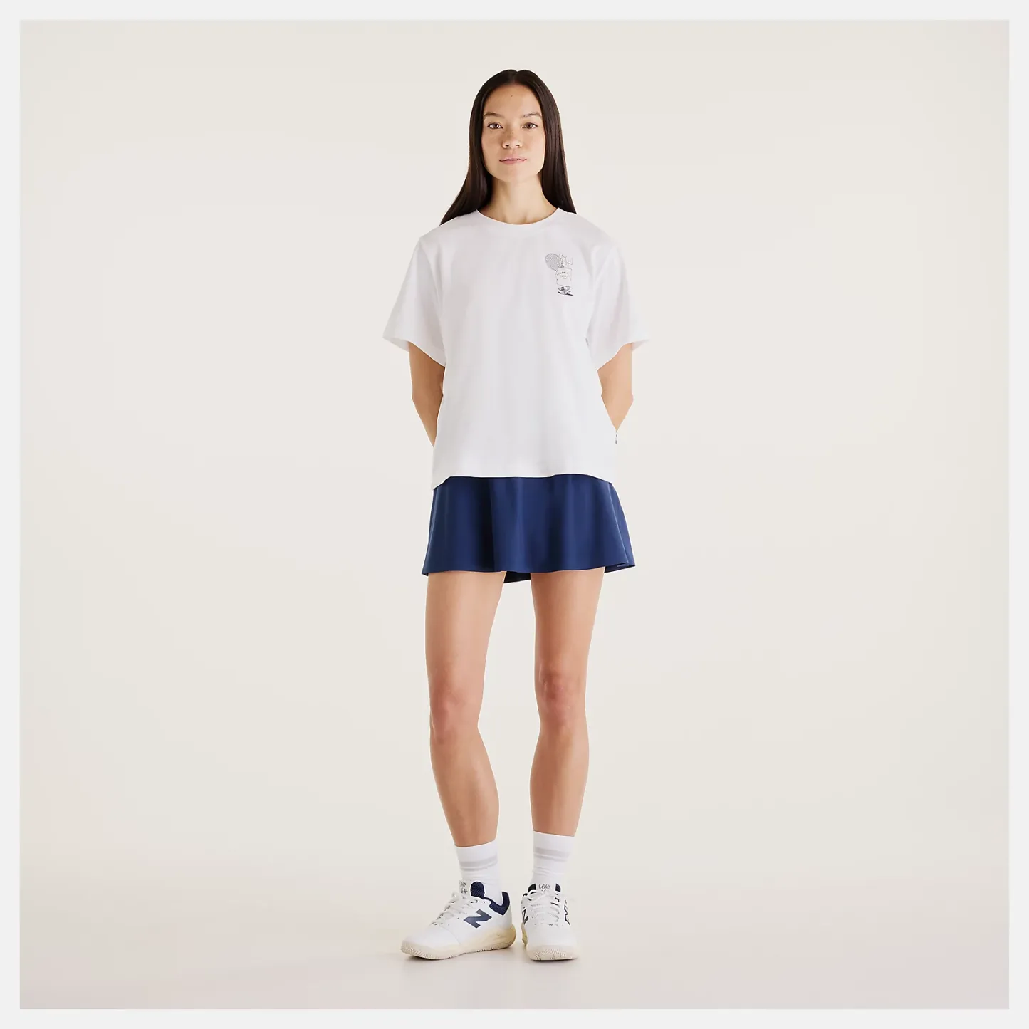 テニスグラフィックTシャツ