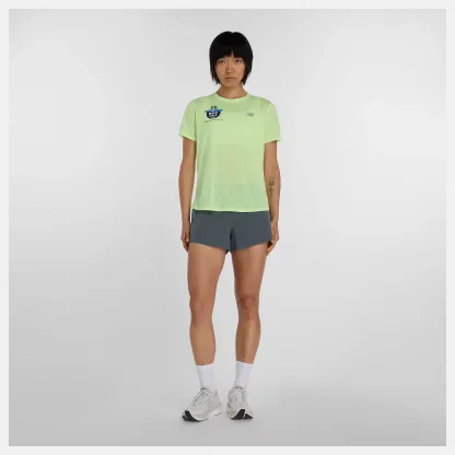 United Airlines NYC HalfハーフウィメンズアスレチックスTシャツ