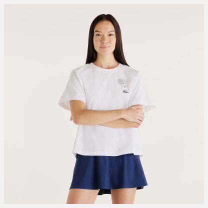 テニスグラフィックTシャツ